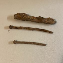 Huge Nails Found On Beach 