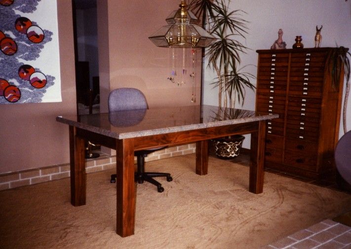 Custom dining table