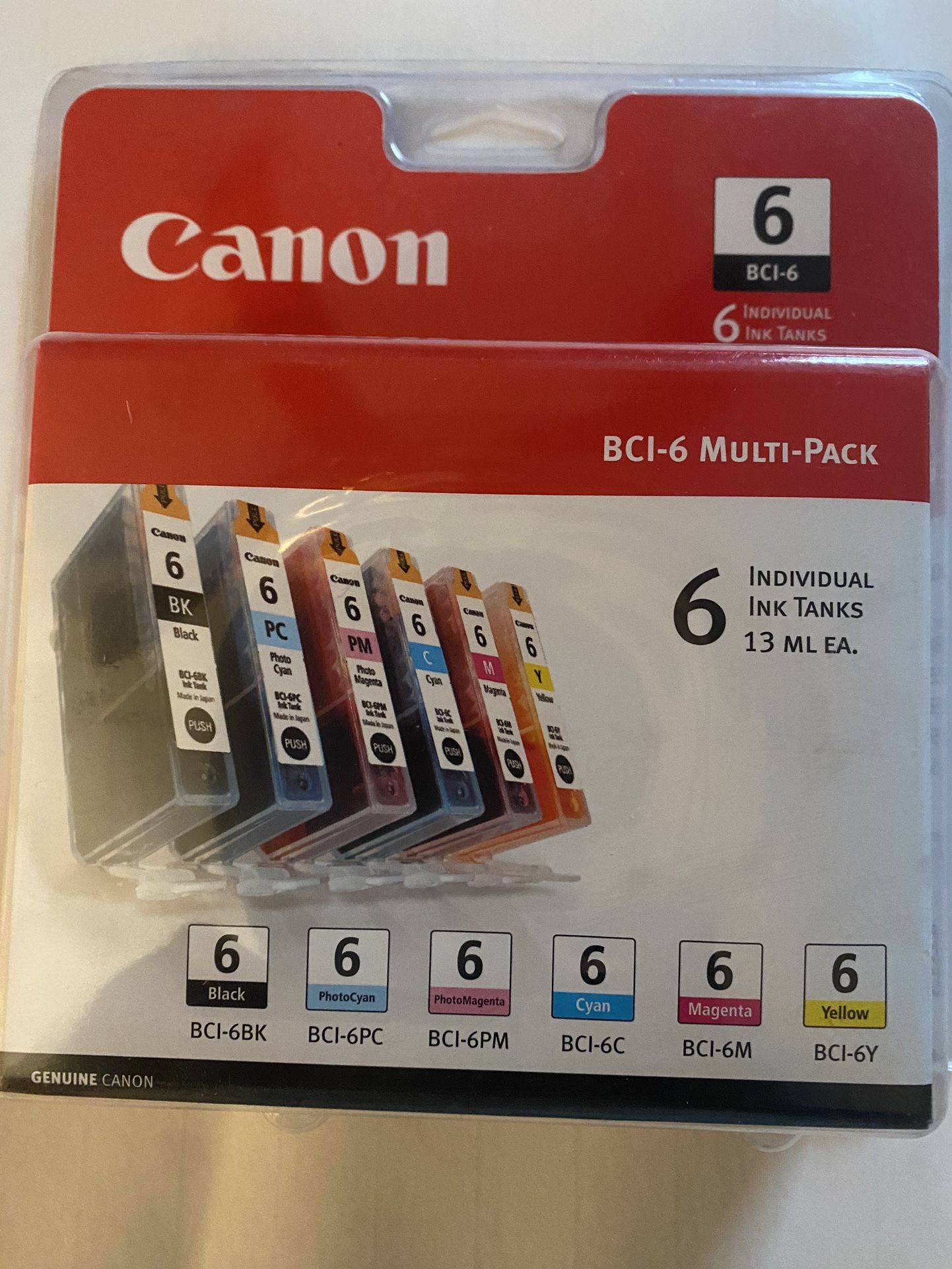 Canon BCI-6 Multipack Ink Tanks