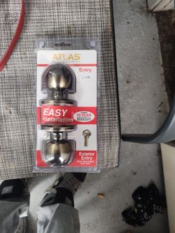 Atlas Home Security Locking  Door Knobb 