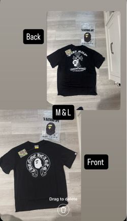 Selling a bape shirt M&L