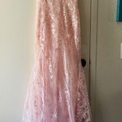 Pink Formal Gown Prom/Wedding