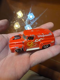 Hot Wheels 1956 Ford Panel Truck 2001 Walgreens Red 5SPs
 Loose Used condition