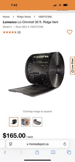 Ridge Vent Roll 30’