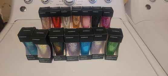Starbucks ornaments  and 2 Stanley's ornaments
