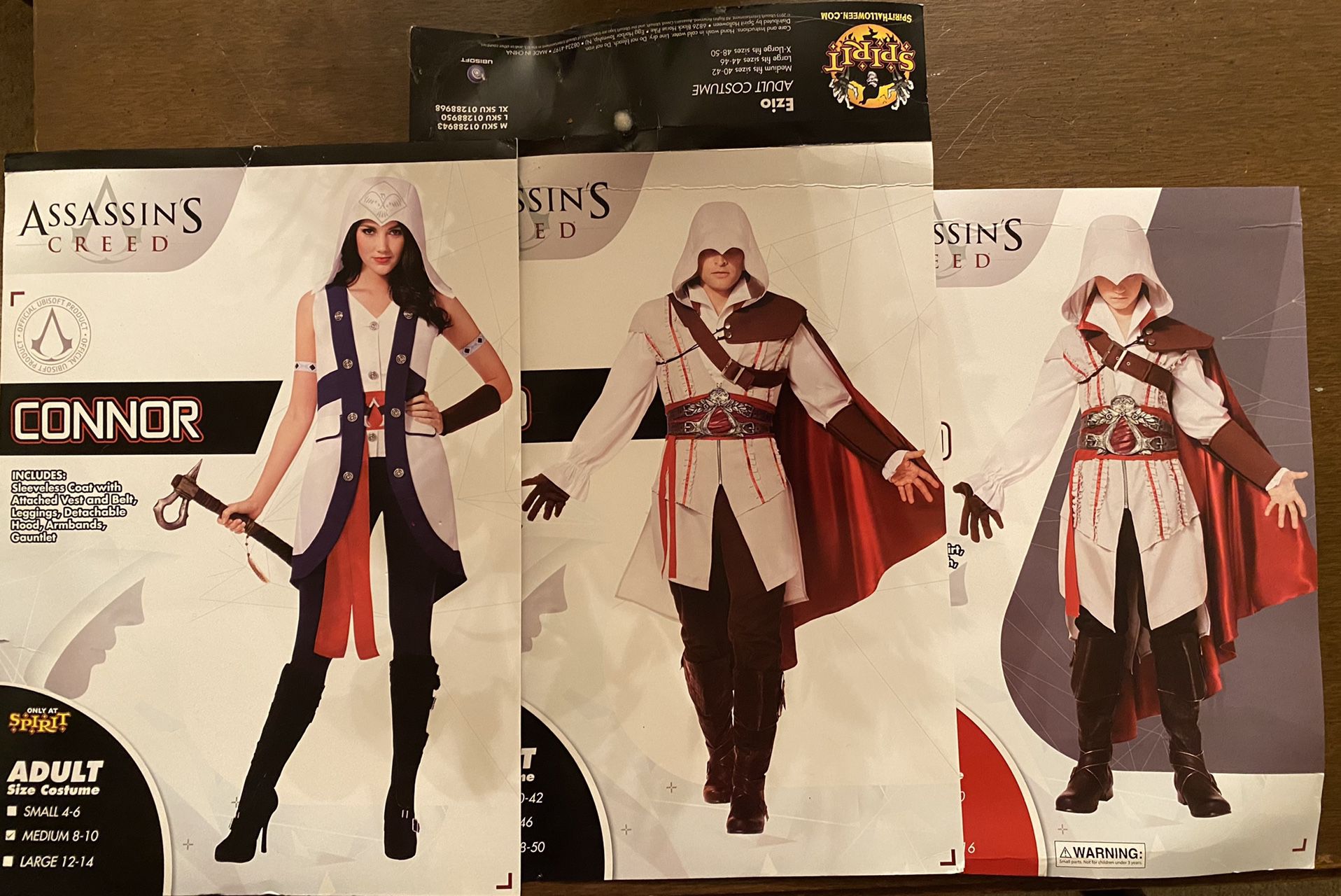 Assassins Creed Costumes - Set Of 3