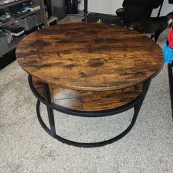 Coffee Table With Compartment 