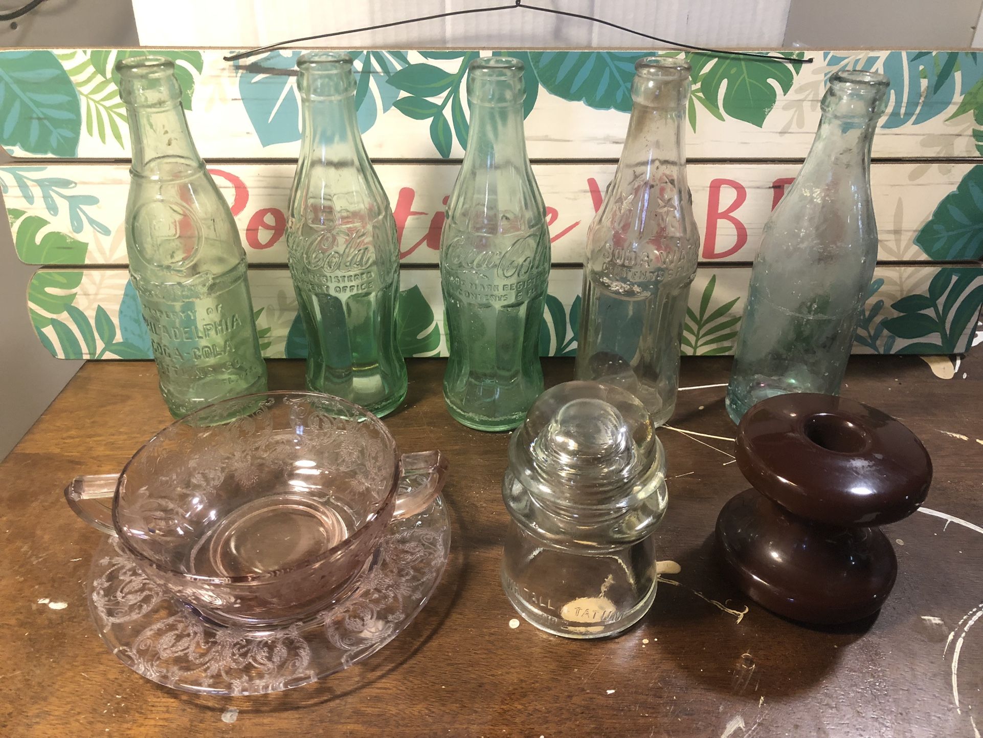 Miscellaneous Vintage Antique Glass