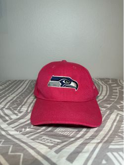 Hot Pink Seahawks Hat with Velcro Strap