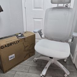 GABRYLLY Ergonomic Office Chair, High Back Home Desk Chair with Headrest, silla de oficina