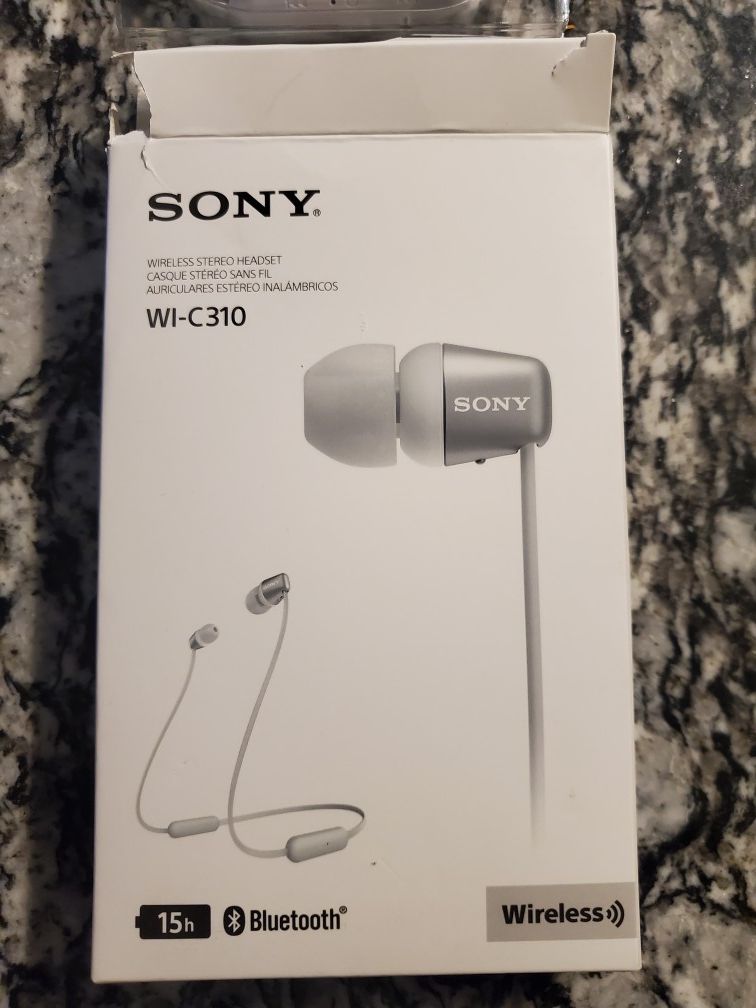 Wireless Sony headphones
