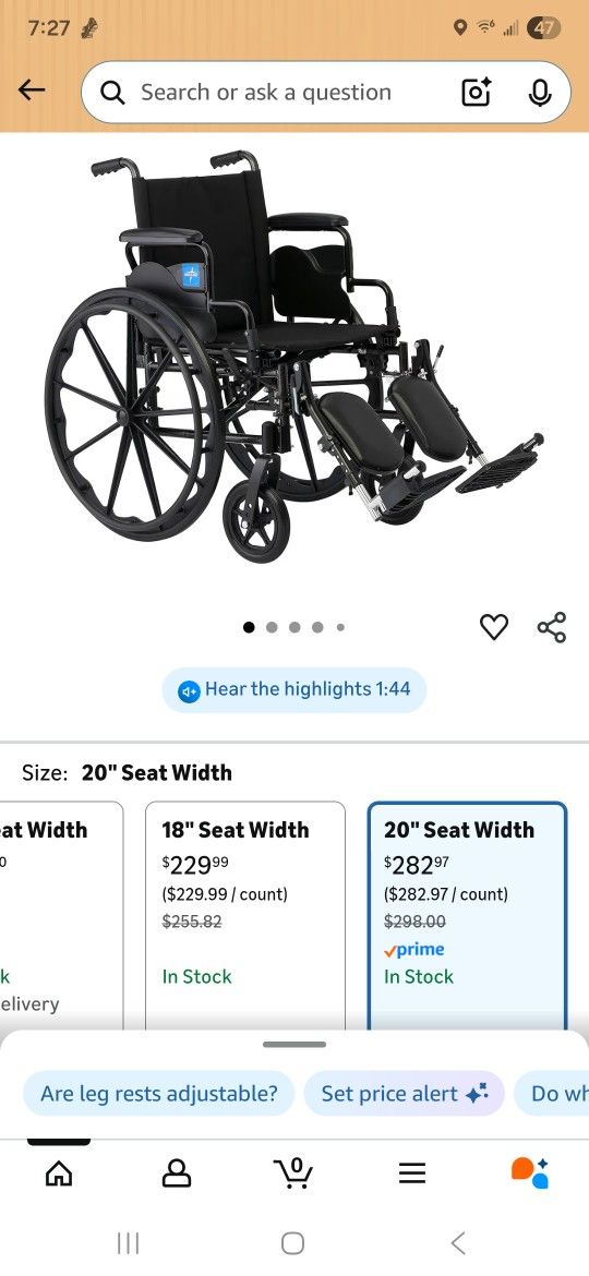 Med Line Wheel Chair