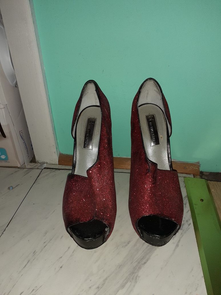 Glitter heels