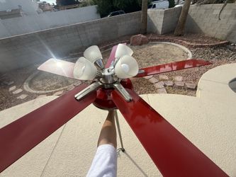 used Red fan for sale