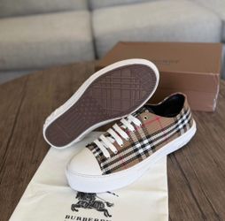 Burberry checker shoes