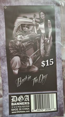 DGA - 3' X 5' - FLAG / BANNER - BACK IN THE DAY