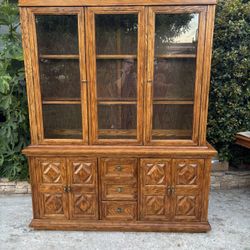 Vintage Oak China Cabinets