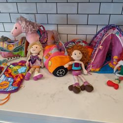 Groovy Girls Collectible Doll Set, Horse, Camping, Vehicle