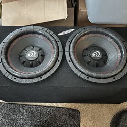Massive Audio GT12 1000 Watts 12" Dual 4 Ohm Car Audio Subwoofer GT124 W/ Grille( PLEASE LOOK THROUGH ALL PICTURES )