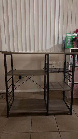 Coffee Bar, Microwave Oven Stand, for Mini Oven, Modern Basic