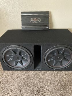 Avionixx Amp With Two 12inch Kicker Subwoofers