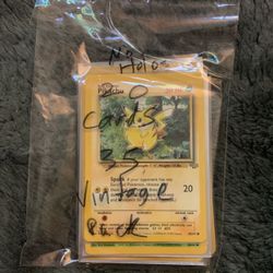 Vintage Pokémon Cards 