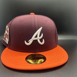 Braves Fitted Hat Size 7 1/4