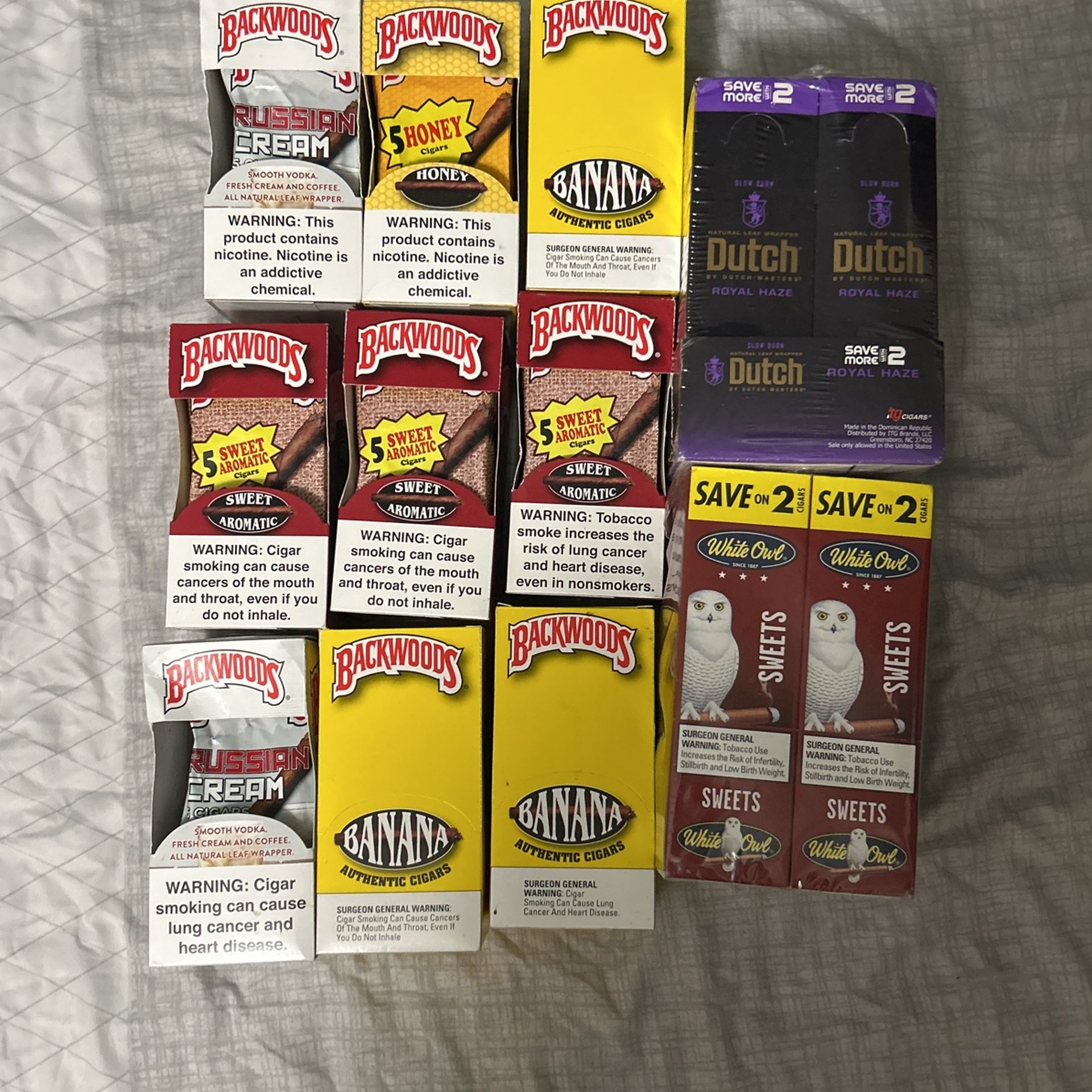 Backwoods, Dutch And White Owls