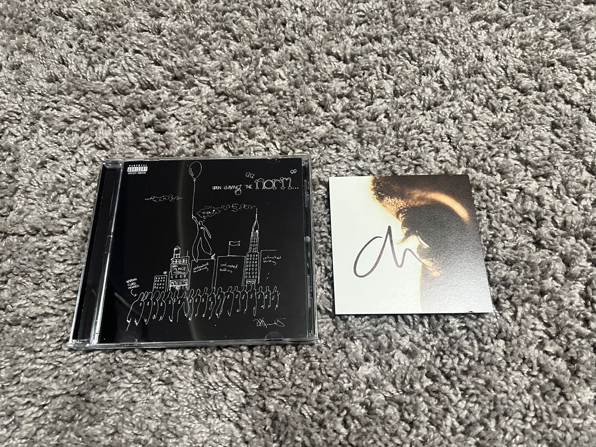 THE WEEKND X BASQUIAT 'HURRY UP TOMORROW' COLLECTOR'S EDITION SIGNED CD