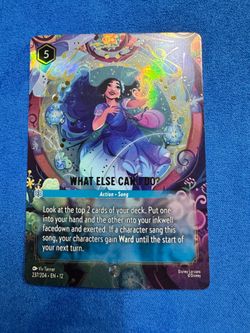 Disney Lorcana What Else Can I Do? 237/204 Enchanted Foil