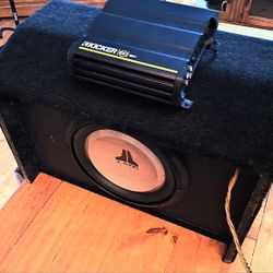 JL AUDIO 10 inch Subwoofer With Kicker Amp