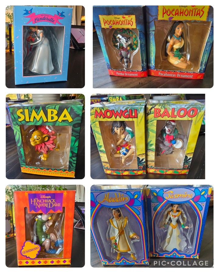 Disney ornaments in original boxes