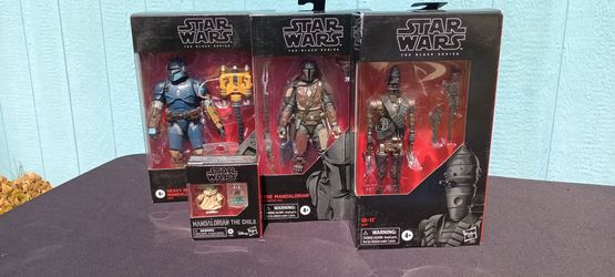 Star wars black series mandalorian watch lot