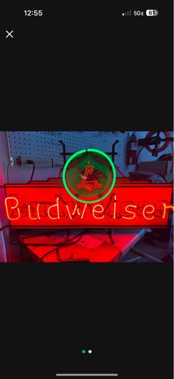 Budweiser Neon Bar Sign