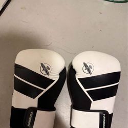 Hayabusa S4 White 16OZ Muy Thai Gloves - 30% Off