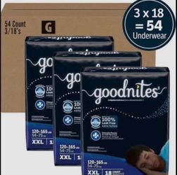 GOODNITES XXL 54ct.