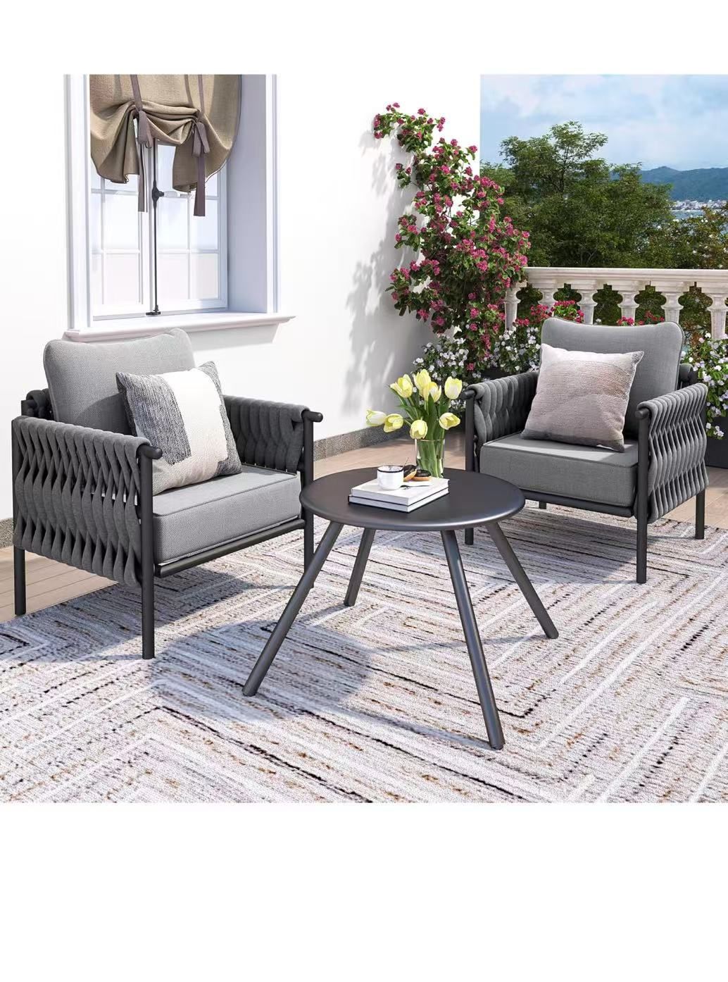 Metal Outdoor Patio Furniture Set