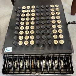 Antique Burrows Adding Macine