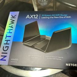 Nighthawk 12-Stream Dual-Band WiFi 6 Router,