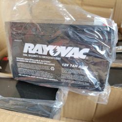 Rayovac Fire, Security & Emergency/Exit Batteries 12v 7Ah AGM 