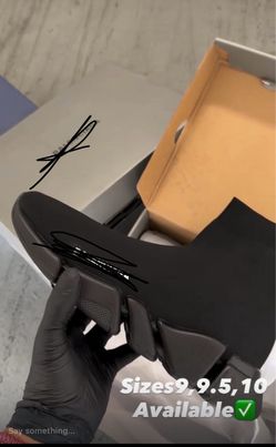 Black Sock Sneakers with Carbon Fiber Sole
