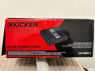 Kicker LX1650.1 Perfect condition!