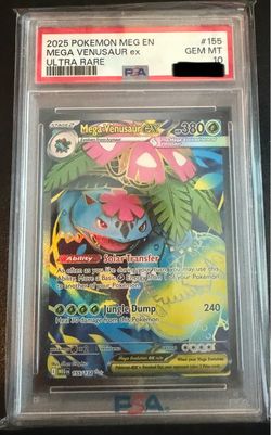 PSA 10 Mega Venusaur ex Ultra Rare 155/132