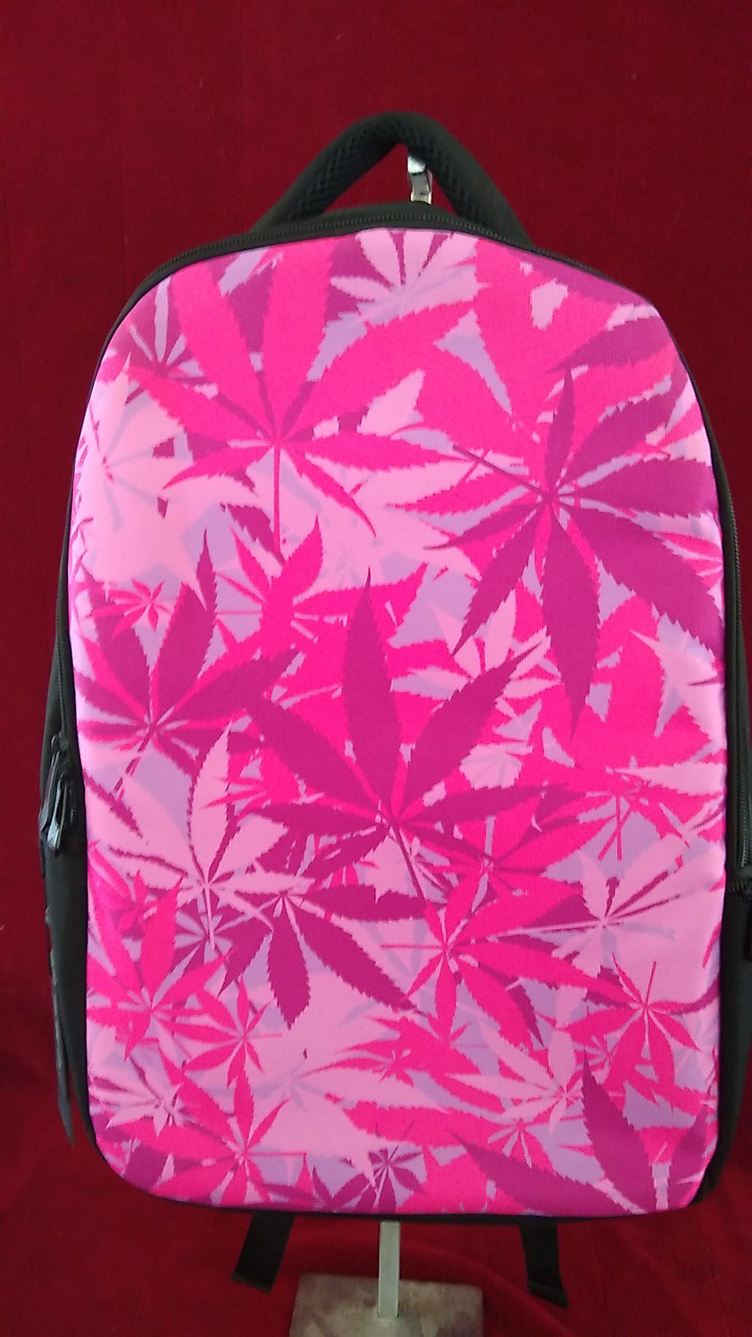NEW Pink MJ Leaf Backpack
