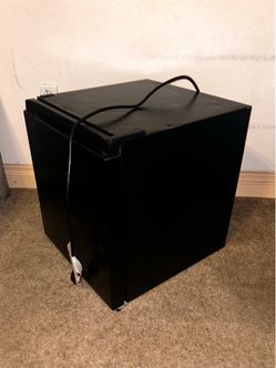 Used Black Mini Fridge - Works Great