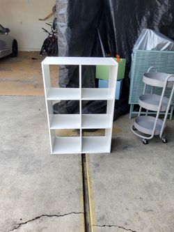 White shelf
