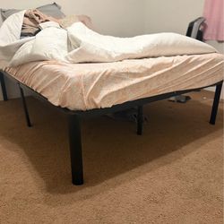 Full metal bed frame