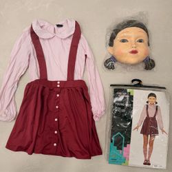 Squid Game Young-Hee Halloween Costume Adult Small w/ Mask
