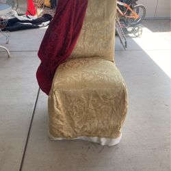 Chair  covers Gold Or Red