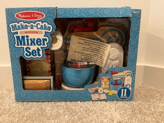 Make a cake mixer set Melissa and Doug
